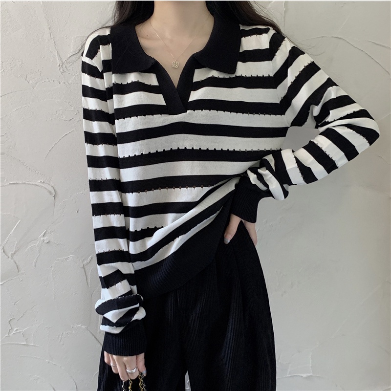 NRVP Áo Sweater Dài Tay Phong Cách Hàn Quốc Sành Điệu Dành Cho Nữ