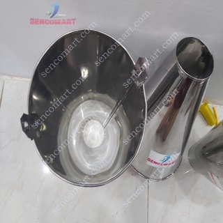 Com bo phễu cắt tiết gà vịt inox sáng bóng - bền đẹp