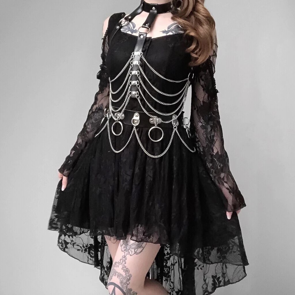 Đai Đeo Ngực Bằng Da 2021 Có Thể Điều Chỉnh Quyến Rũ Cho Nữ