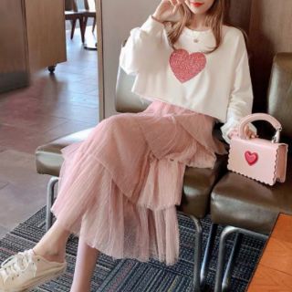 Set váy hồng tiểu thư cao cấp