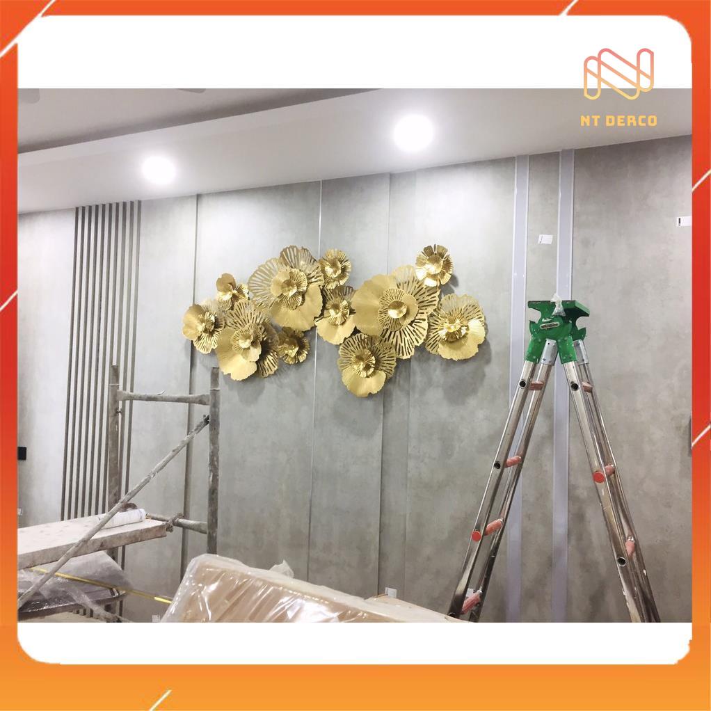 Derco Trang Trí, Tranh Sắt Treo Tường Nghệ Thuật ,Tranh Decor Trang Trí Hoa Mai 1m8 mã s60