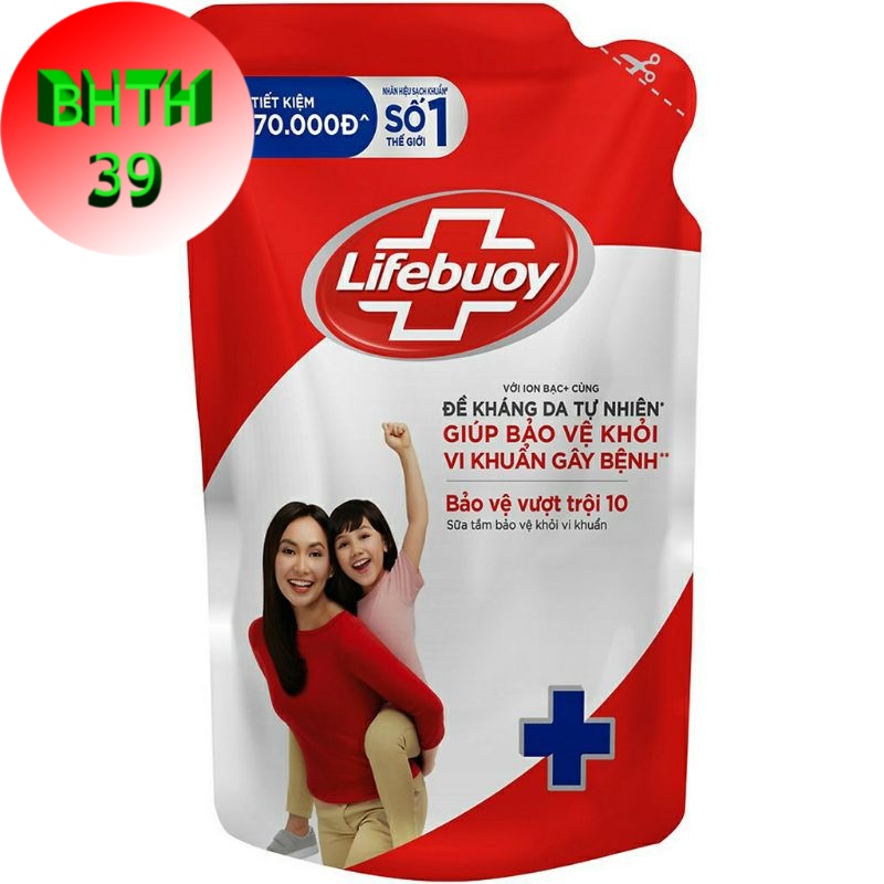 (Hàng đẹp - date mới) Sữa tắm Lifebuoy - Lifebouy túi 850g