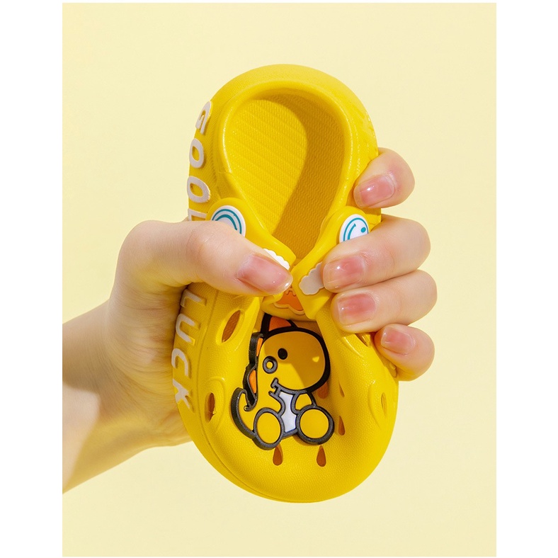 Dép sục hình khủng long cho bé trai bé gái siêu nhẹ chống trơn trượt chính hãng - TD18