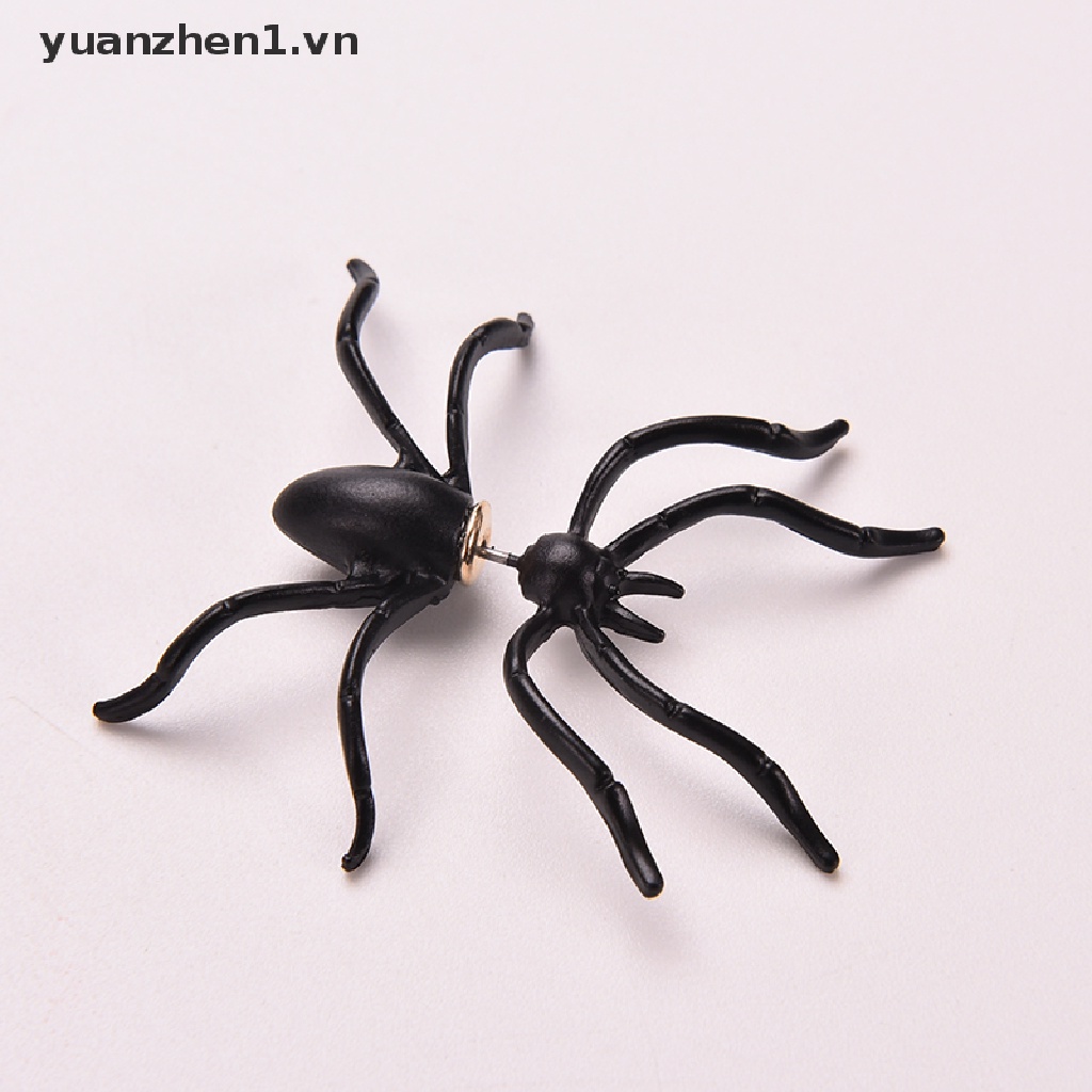 Bông Tai Hình Nhện Đen Thời Trang Cá Tính