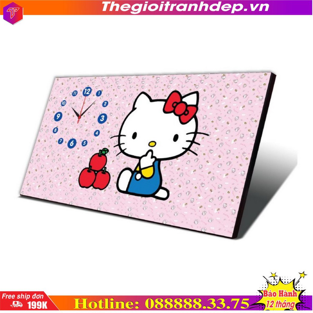 Đồng hồ bàn - Đồng hồ bàn mèo Hello Kitty