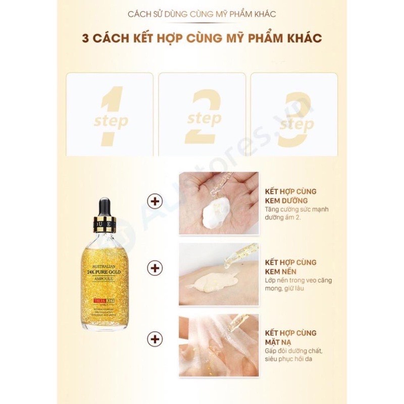 [HÀNG ÚC CÓ TEM] Tinh Chất Ngăn Ngừa Lão Hóa Medi Peel Luxury 24K Gold Ampoule 100ml - Cân Bằng Da, Cấp Ẩm Hiệu Quả