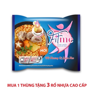Thùng 30 Gói Mì Sườn Heo Fitme Có Bổ Sung Collagen THIEN HUONG FOOD 80g/gói