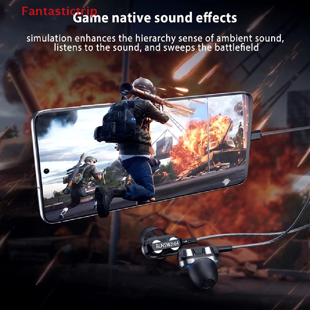 Tai Nghe Chơi Game Có Dây 6D Jack 3.5mm Kèm Mic Mới