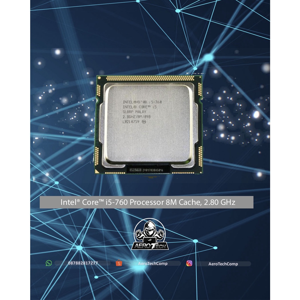 Bộ Xử Lý Intel Coretm I5-760 8m Cache, 2.80 Ghz Jos Gandos