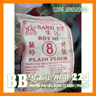 Bột mì SỐ 8 SANH KÝ làm Bông Lan - Gói 1kg
