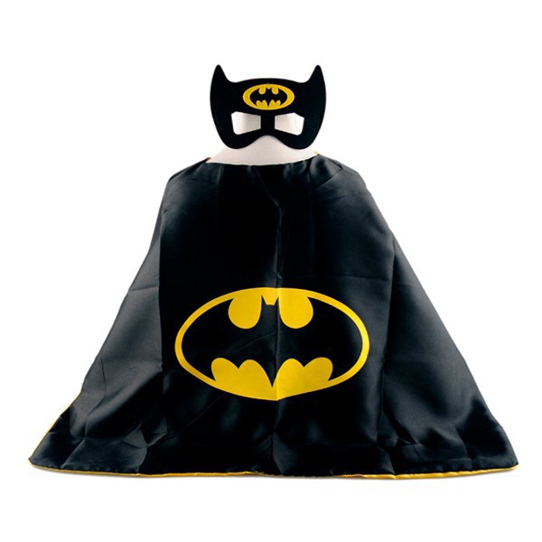 Set áo choàng &amp; mặt nạ hóa trang Bat man cho bé trai/gái