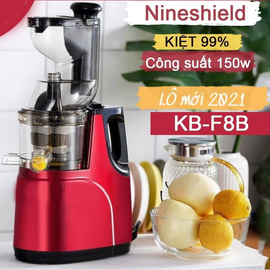 Máy ép trái cây/ máy ép chậm nguyên quả Nineshield Kb - F8b hàng chính hãng nội địa trung bảo hành 12 tháng