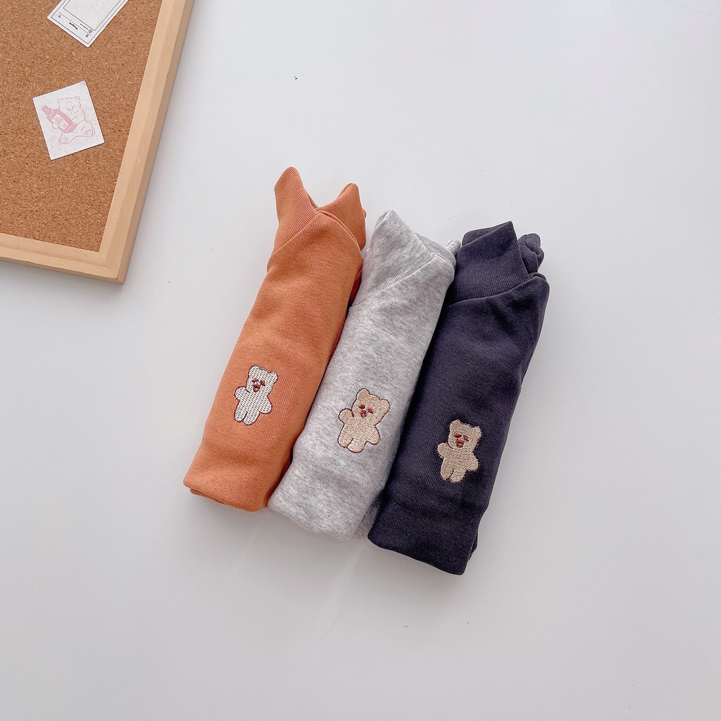 SET 3 ÁO GIỮ NHIỆT THÊU GẤU