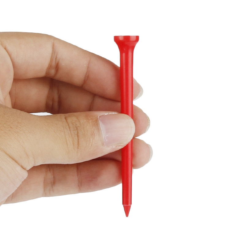 Set 100 cây tee chơi gôn bằng nhựa nhiều màu sắc 83mm