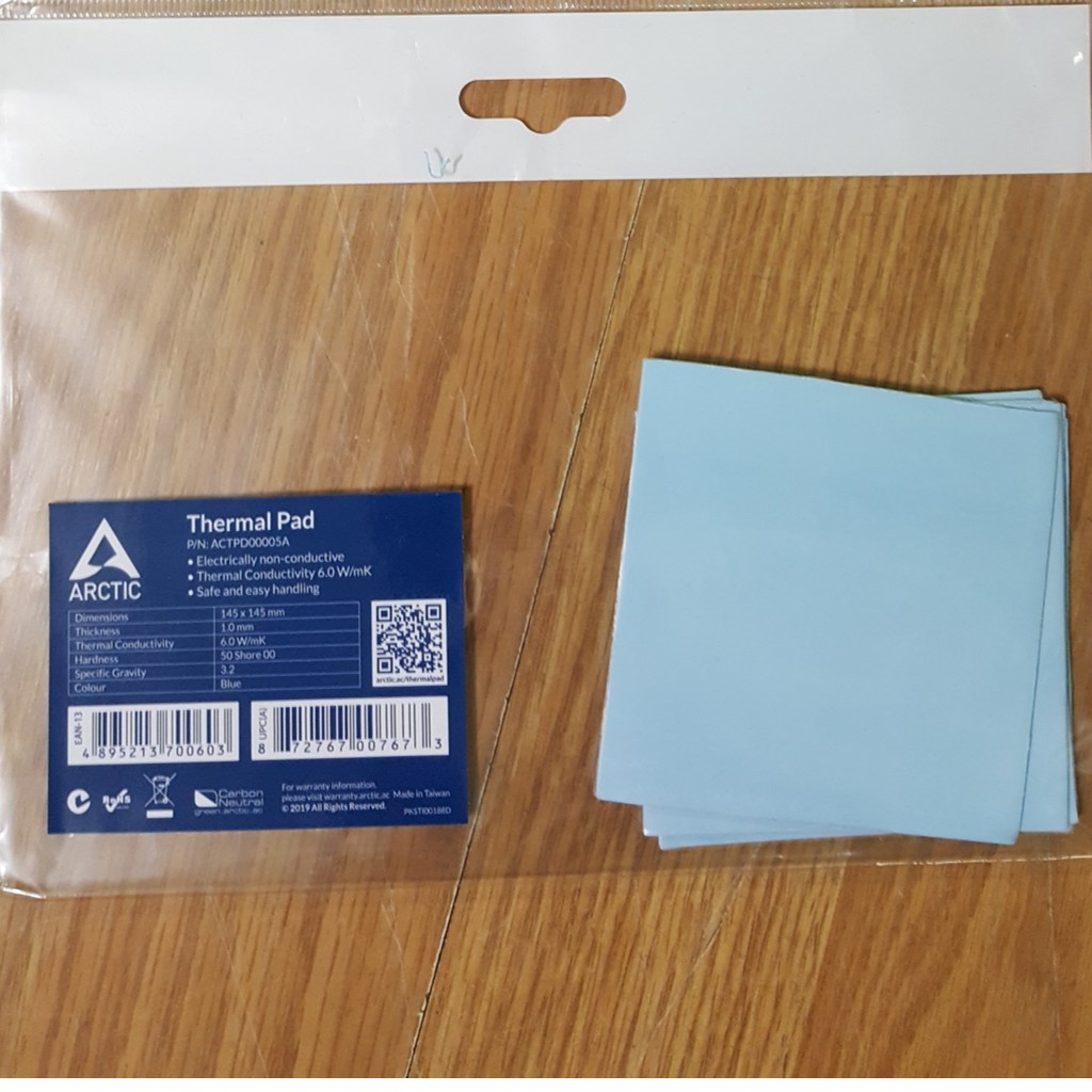 Miếng dán tản nhiệt Arctic Thermal Pad 72.5mm x 72.5mm