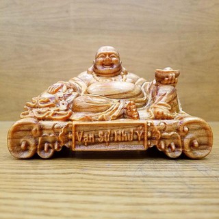 Tượng Phật Di Lặc để xe ô tô vạn sự như ý gỗ Huyết Long Huyết Rồng [RẺ VÔ ĐỊCH]