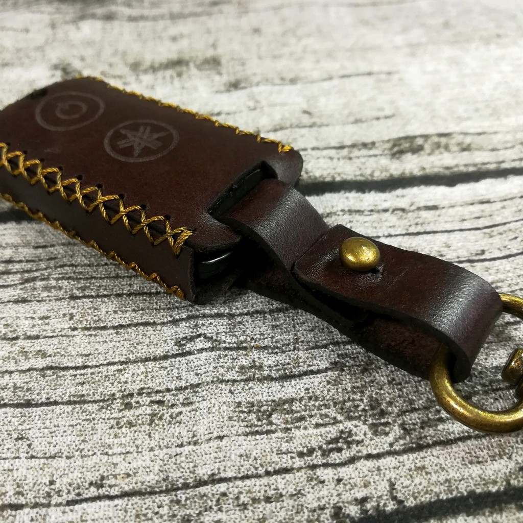 [Real Leather] Bao da chìa khóa Smartkey NVX - Janus - Grandee - FreeGo 2019