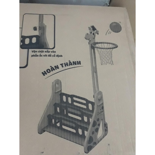 Bóng rổ đa năng cho bé hkm grow