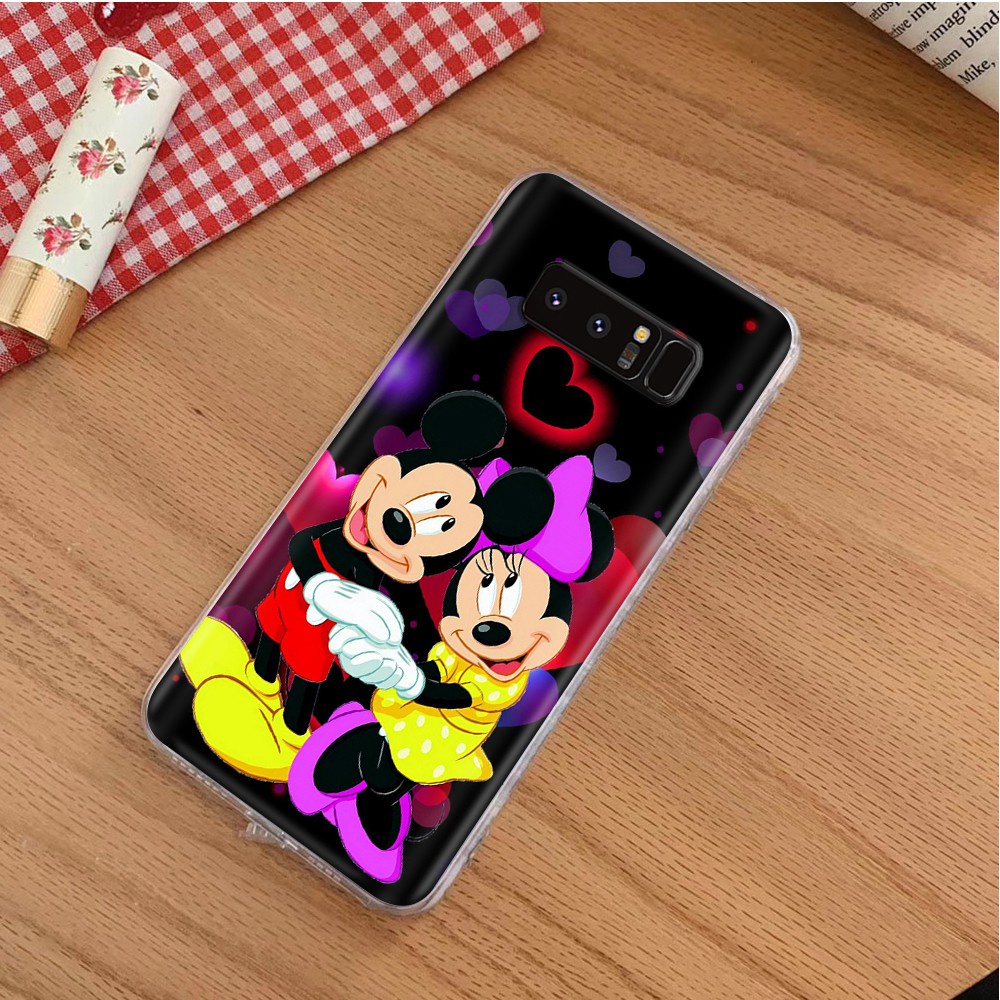 Ốp Điện Thoại Trong Suốt In Hình Mickey Và Minnie Cho Motorola Moto G5 G5S G6 G4 Play Plus At77