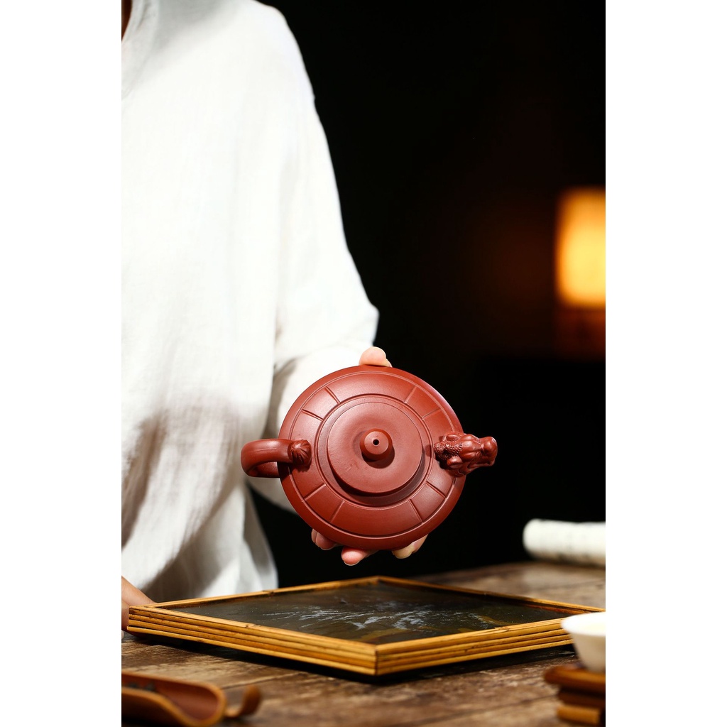 Ấm Tử Sa Nghi Hưng Long Quy 180 ml (Đại Hồng Bào)