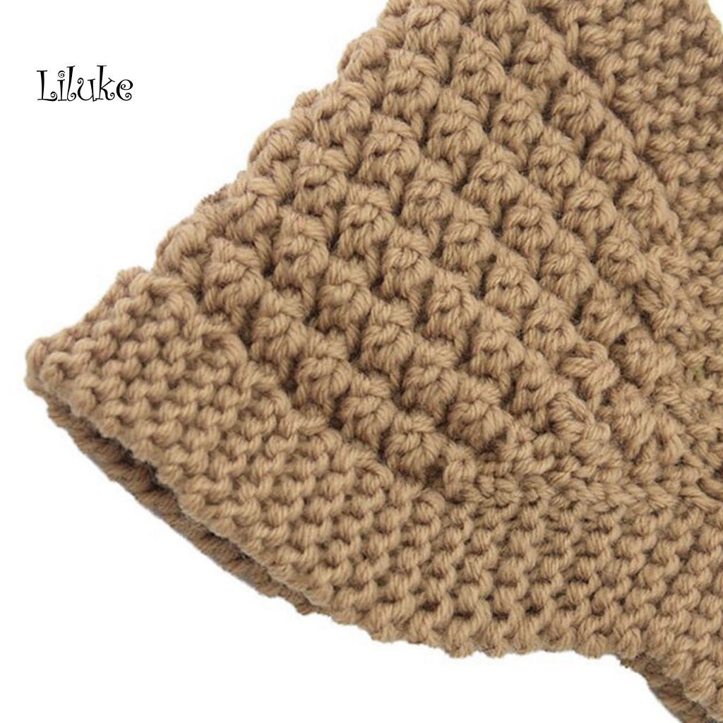 Mũ Len Beanie Mềm Mại Cho Nữ