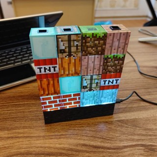 Mô hình Minecraft block buiding light chính hãng