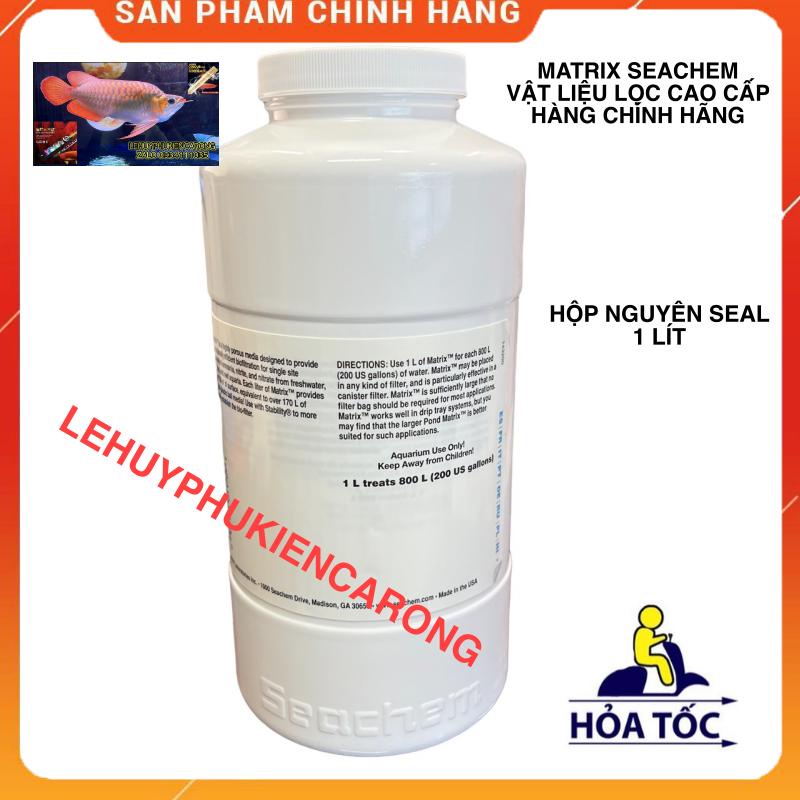 MATRIX SEACHEM Hộp 1 Lít - Vật Liệu Lọc Cao Cấp Cho Hồ Cá Hàng Cty Chính Hãng