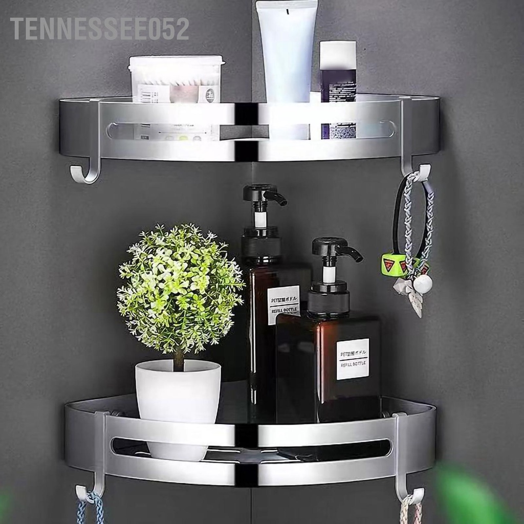 Tennessee052 Punch Free Shower Storage Giá đỡ bằng nhôm hợp kim trong phòng tắm Kệ lưu trữ cho gia đình