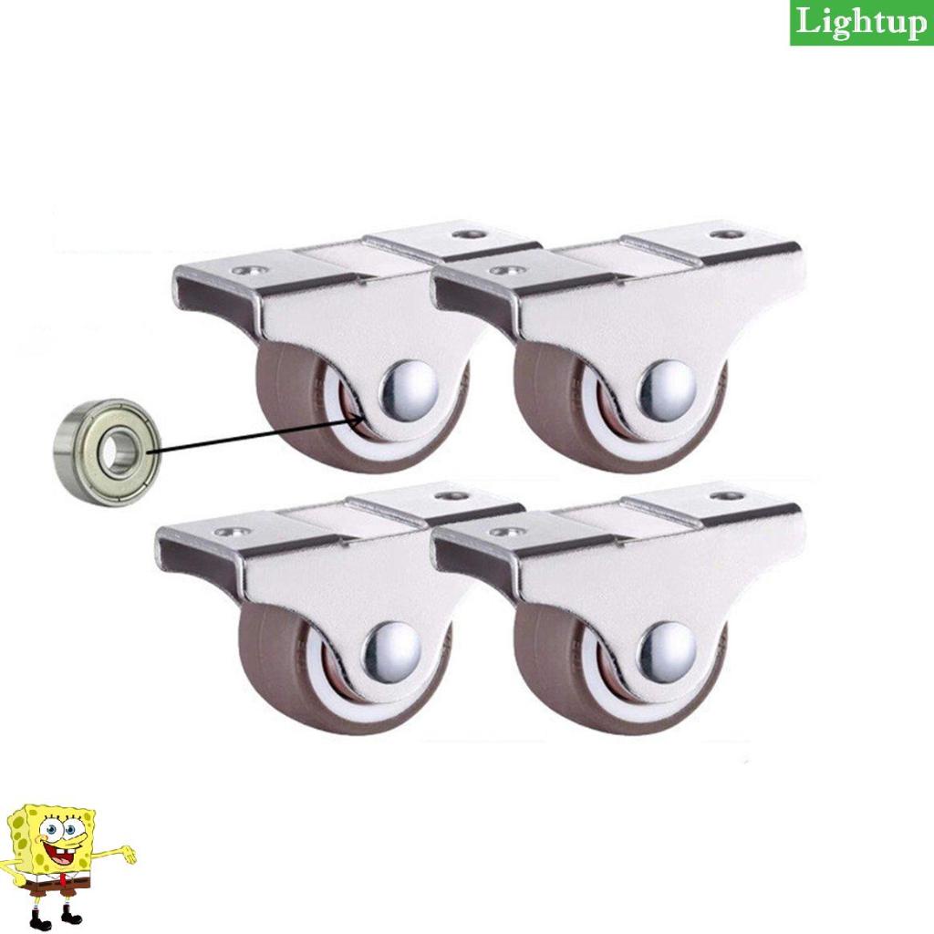 Bánh xe định hướng Kéo theo dõi Bánh xe giường nhỏ với bánh xe câm cao su chịu lực