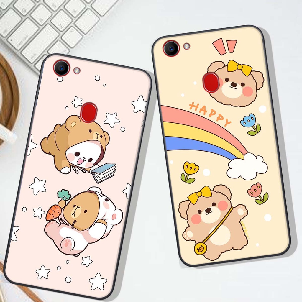 Ốp lưng Oppo F5 / F7 in hình Gấu xinh xắn, Bò sữa đáng yêu,  ĐẸP -  RẺ - XINH - ĐỘC ĐÁO