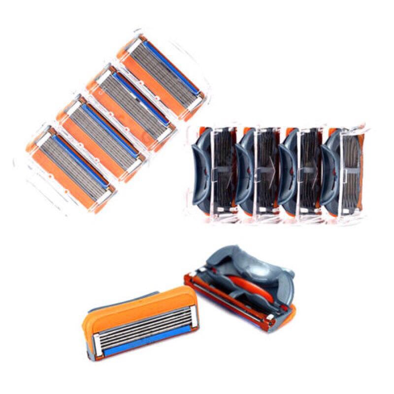 Set 4 lưỡi dao cạo 5 thanh thay thế cho dao cạo râu Gillette Fusion Proglide