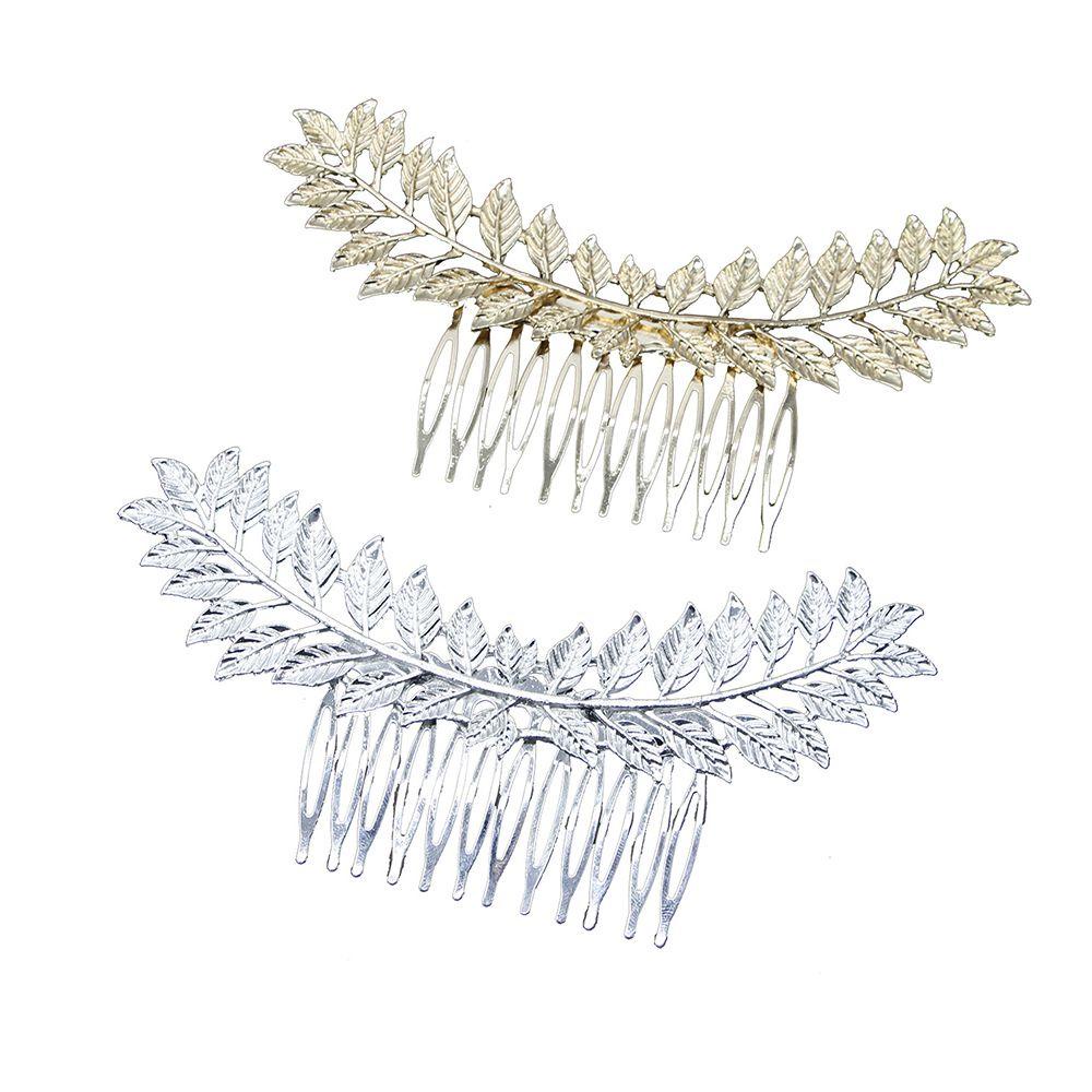 VANES1 Lược Cài Tóc Hình Chiếc Lá Dành Cho Cô Dâu