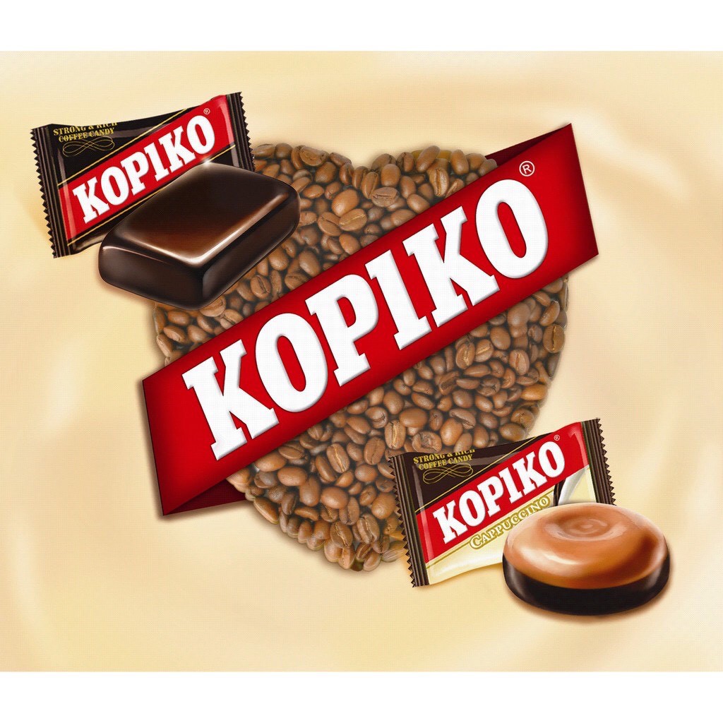 Kẹo KOPIKO Cappuchino (Kẹo cà phê sữa) Hũ 600g