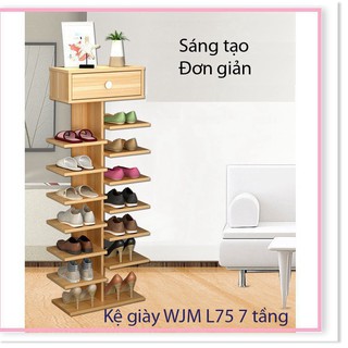 TỦ GIÀY 💎SALE💎 BẰNG GỖ KỆ ĐỂ GIÀY DÉP 7 TẦNG THÔNG MINH DỄ DÀNG LẮP GHÉP NHẬP KHẨU CAO CẤP SIÊU ĐẸP SIÊU BỀN