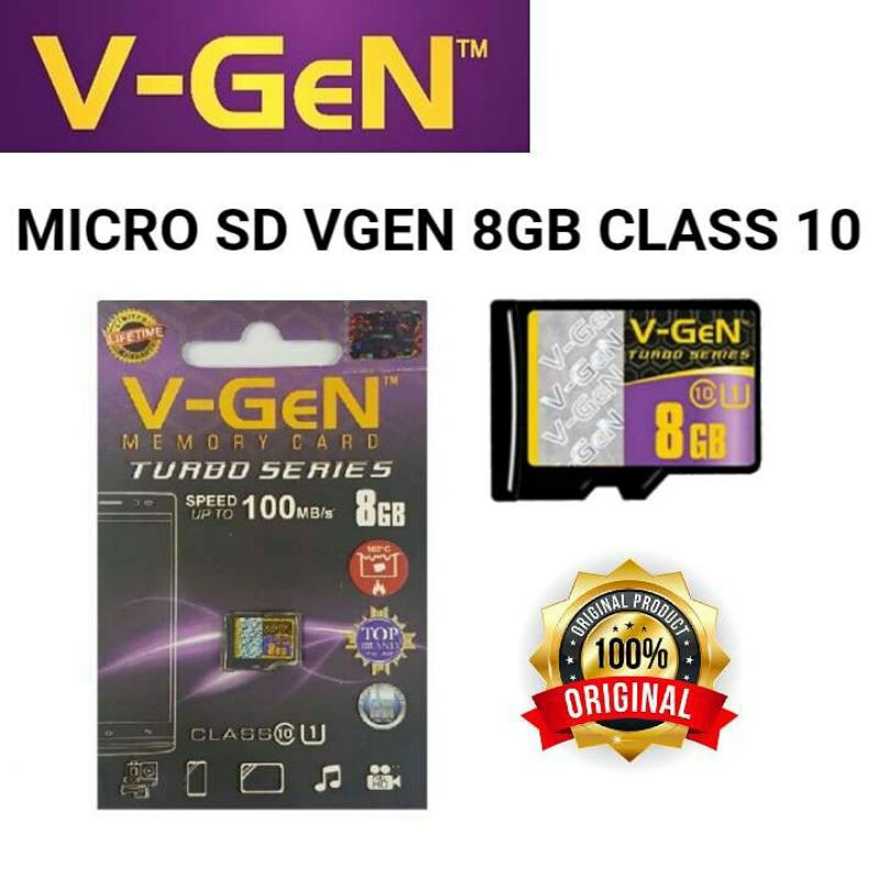 Thẻ Nhớ 8gb Class 10 Vgen