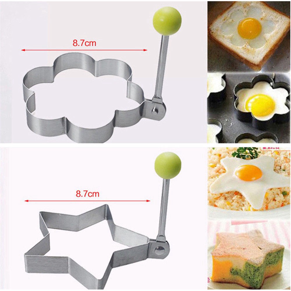 1PC Stainless Steel Fried Egg Shaper Pancake Mould Mold Kitchen Cooking Tools