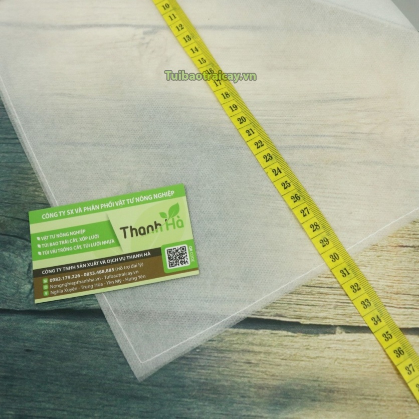 Túi vải rút dây, túi bọc hoa quả Thanh Hà cỡ 25x30cm bền đẹp – 20 túi