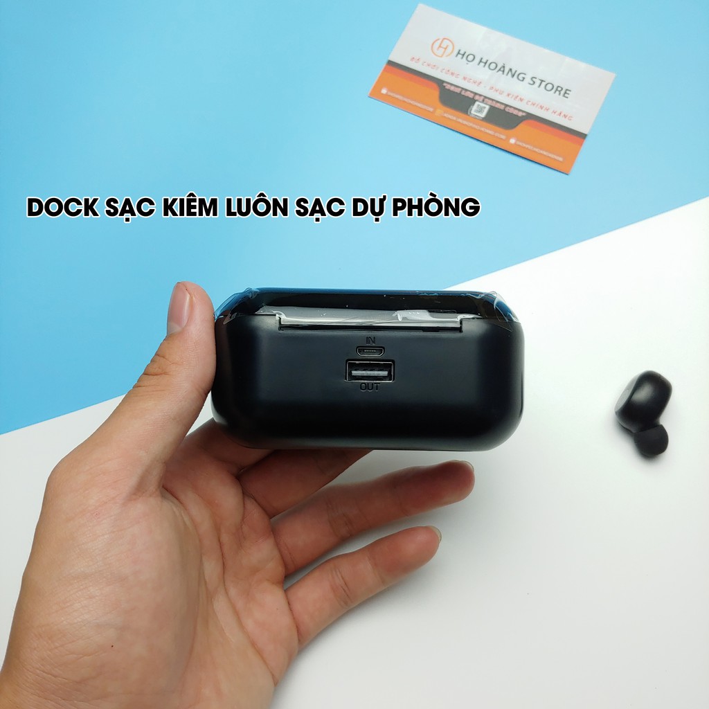 [Chống Nước] Tai Nghe Bluetooth Earbus Amoi F9 Nút Cảm Ứng Bluetooth 5.0 Pin 280 giờ 2000mah | BigBuy360 - bigbuy360.vn