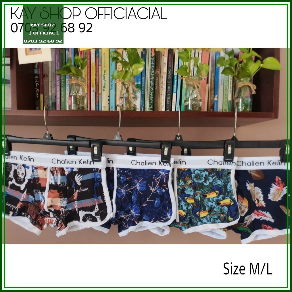 [SALE GIẢM GIÁ] Quần lót nam boxer Myneko - Quần sịp đùi nam phối 3 màu thun co dãn thoáng mát - KAYSBOX015