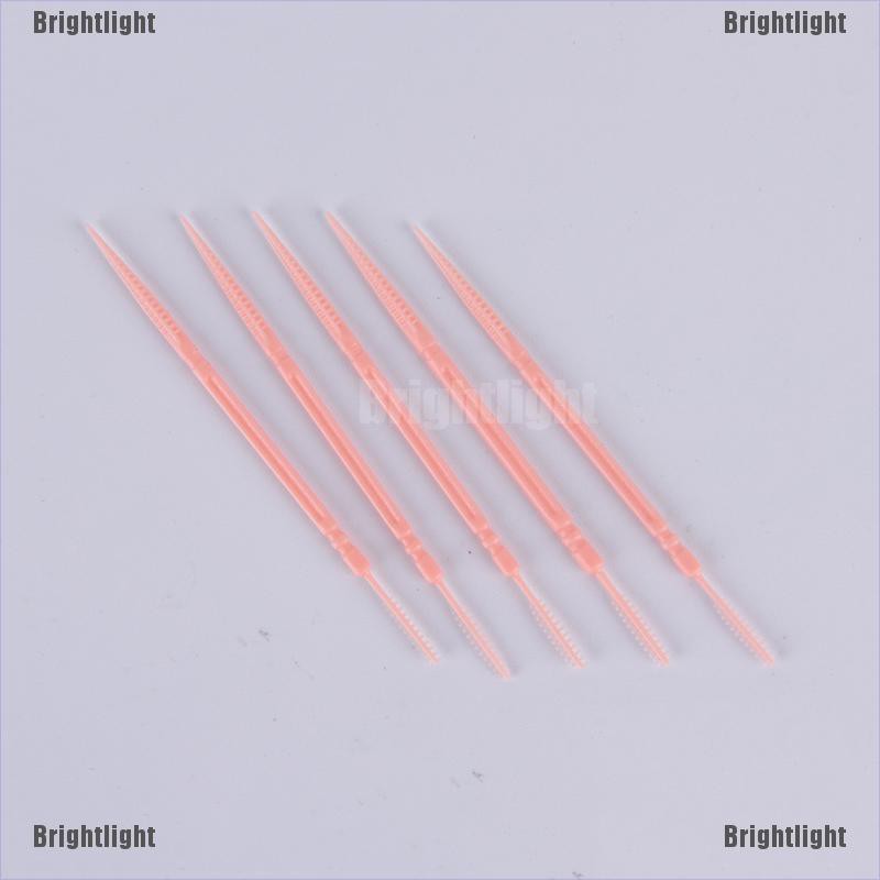 Bộ 100 Tăm Xỉa Răng 2 Đầu Chuyên Dụng Cho Răng Miệng