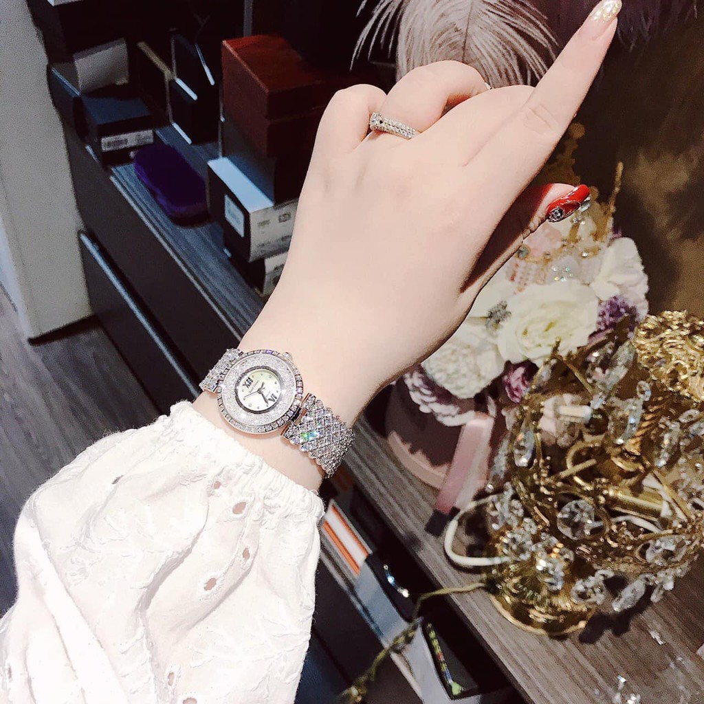 Đồng Hồ Nữ Chính Hãng Dây Kim Loại Đính Đá Royal Crown 2606 Jewelry Chống Nước Chố | BigBuy360 - bigbuy360.vn
