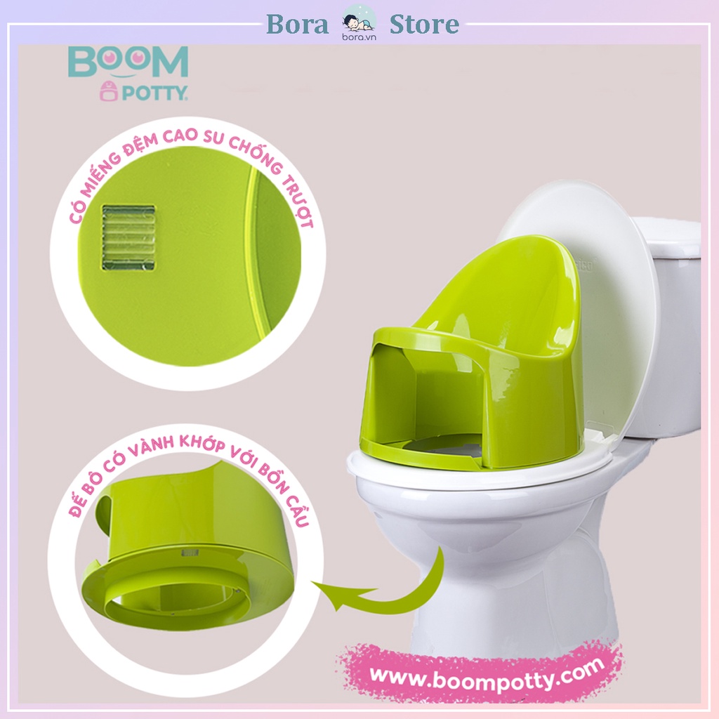 Bô Boom Potty, bô rửa đa năng giúp việc vệ sinh cho bé trên 6 tháng dễ dàng