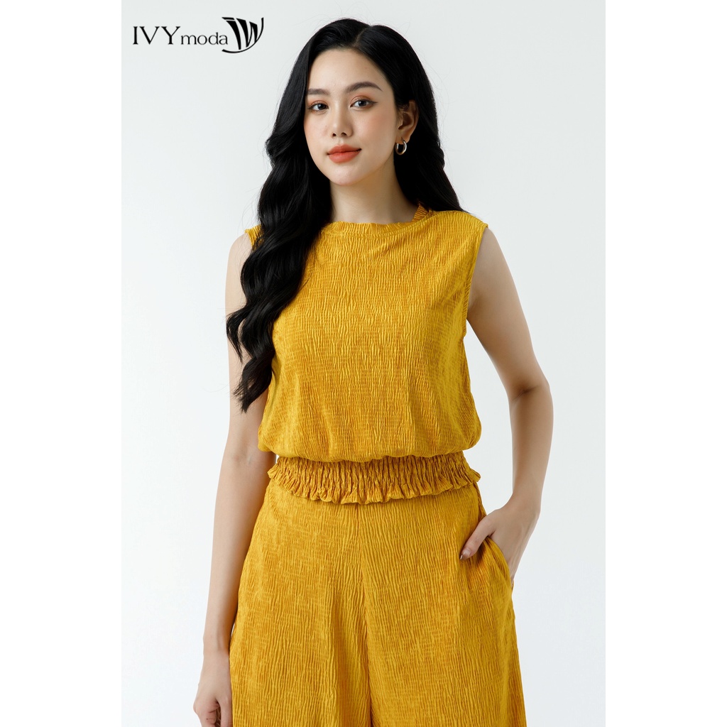 Bộ lụa dập vân nữ IVY moda MS 15B9317