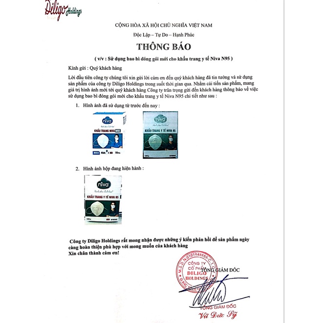HỘP 10 CHIẾC KHẨU TRANG Y TẾ NIVA N95
