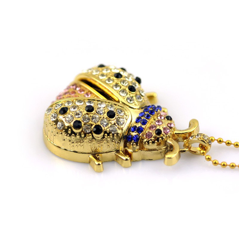 USB 2.0 hình bọ rùa pha lê độc đáo