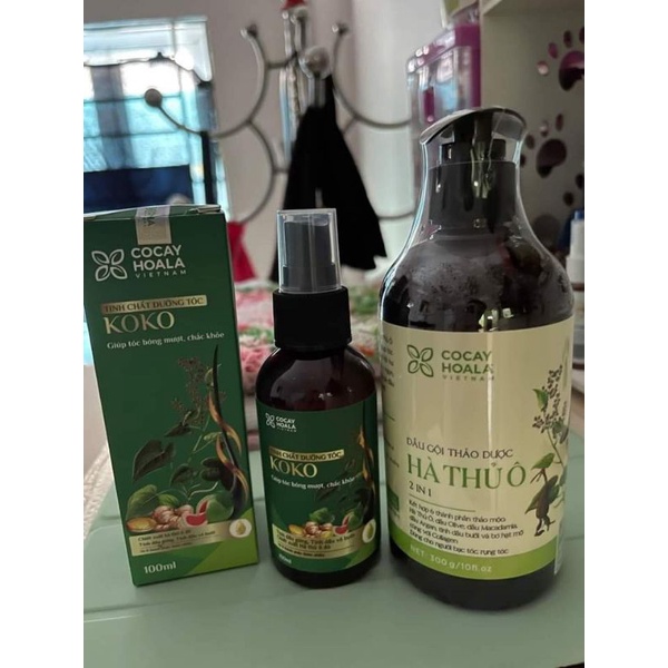 Xịt dưỡng tóc KOKO  - cỏ cây hoa lá