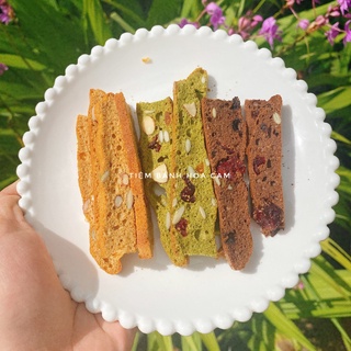 250 gram Bánh Biscotti ăn kiêng - Ăn vặt Healthy - Tiệm bánh Hoa Cam