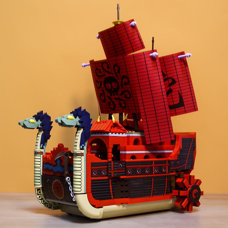 Lắp ghép Mô hình One Piece  Merry Pirate Ship Boa Hancock Pirate Ship Thuyền Đảo Hải Tặc Thousand Sunny Pirate Ship