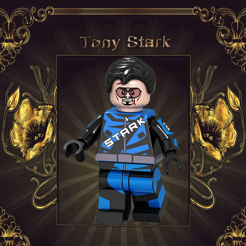 Tony Stark Mô Hình Nhân Vật Người Sắt Marvel Làm Quà Tặng Sinh Nhật DIY Cho Bé