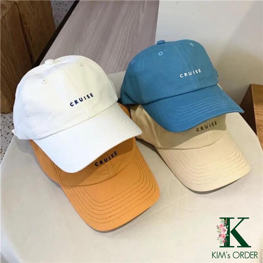 Mũ lưỡi trai, nón kết bassic vải thô cotton kaki dành cho nam và nữ phong cách Ulzzang Hàn Quốc, form unisex nhiều màu